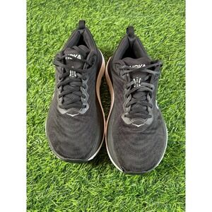 Hoka One One Mesh Black White size 9.5 D‎ Athletic Running Sneaker